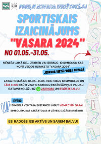 Sportiskais izaicinājums “VASARA 2024”