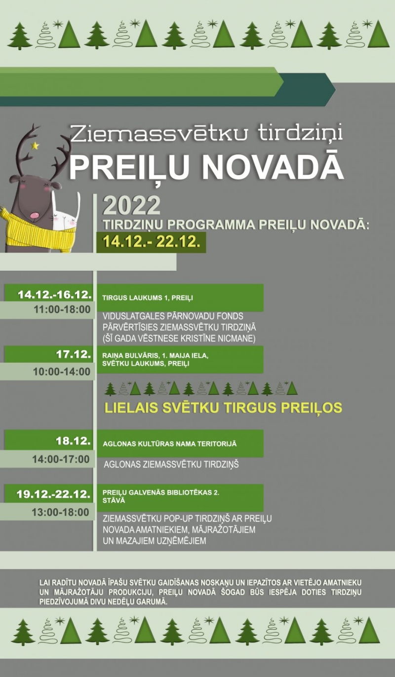 Ziemassvētku tirdziņi Preiļu novadā