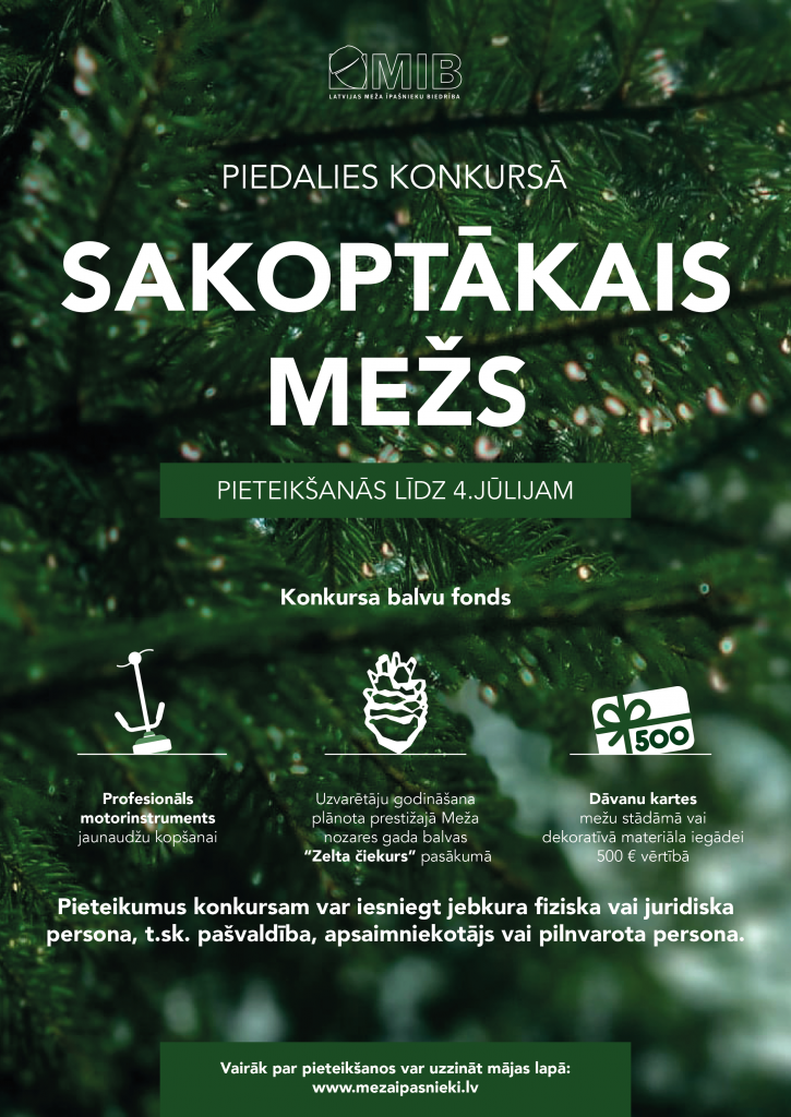 Sakoptākais mežs 2022