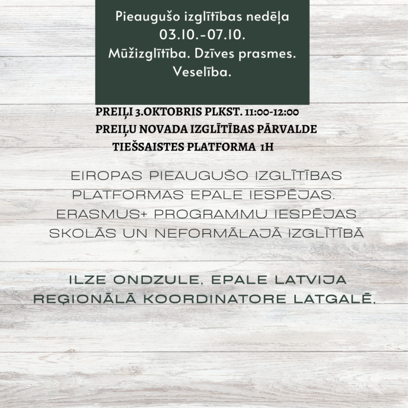 izglītības nedēļa