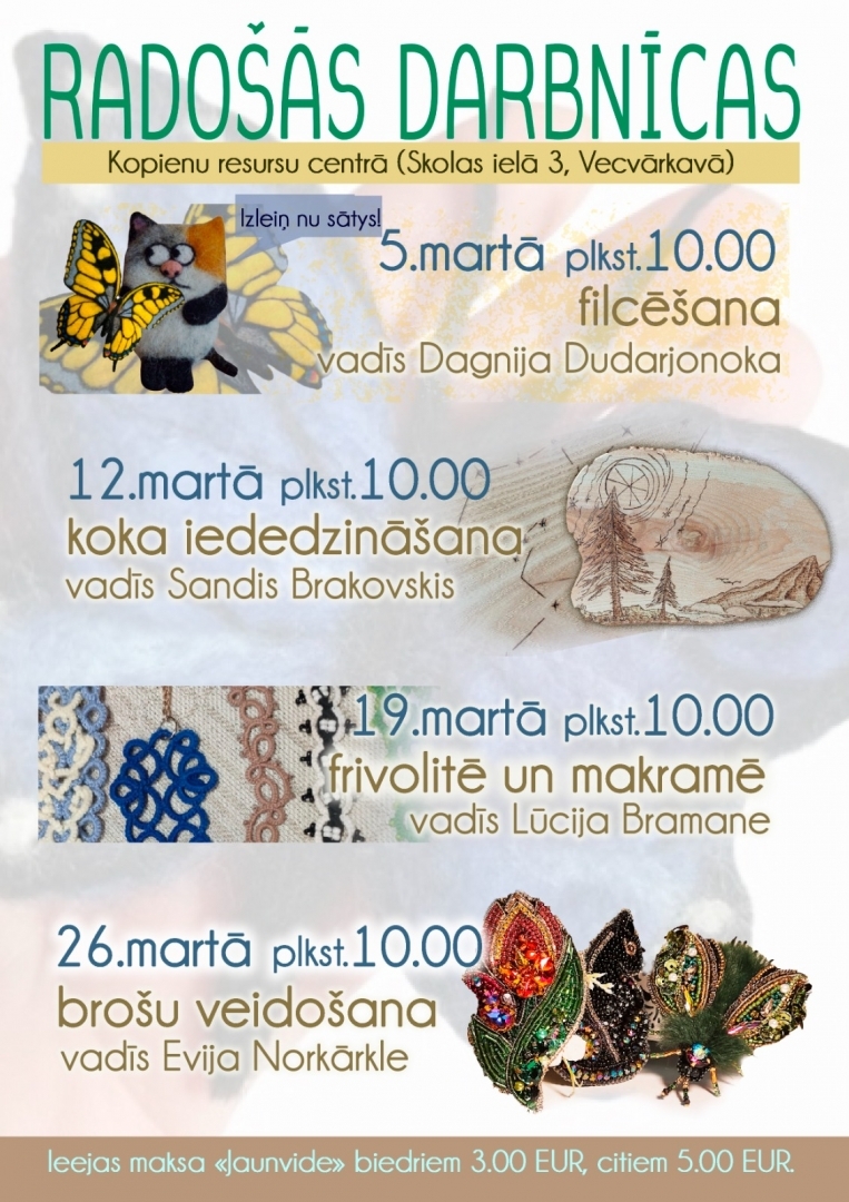 radošās darbnīcas