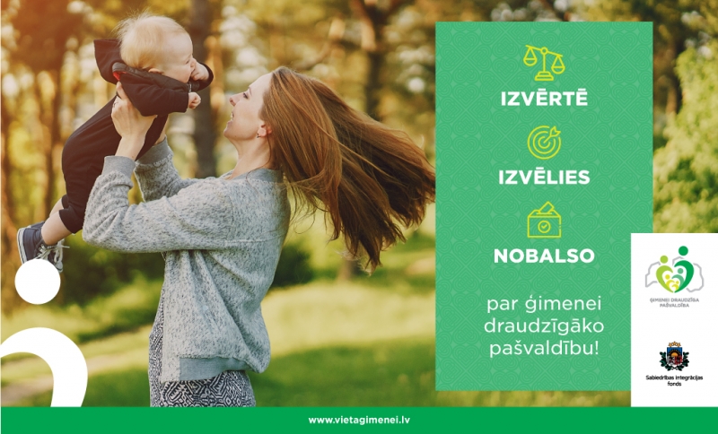 Ģimenei draudzīgākā pašvaldība balsojums