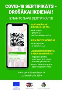 Covid-19 sertifikāta saņemšana