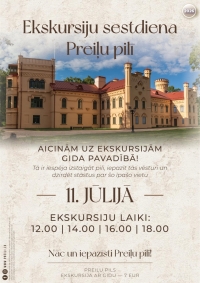Ekskursiju sestdiena Preiļu pilī