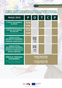 Veselības veicināšanas projektu aktivitātes Preiļu novadā 2023. gada MAIJĀ