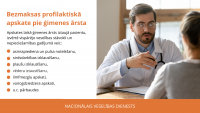 Iedzīvotājus, kuri neapmeklē ģimenes ārstu, aicina veikt bezmaksas profilaktisko apskati
