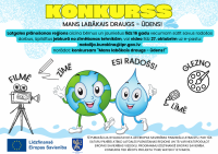 Latgales plānošanas reģions aicina piedalīties radošajā konkursā bērniem un jauniešiem “Mans labākais draugs – ūdens”