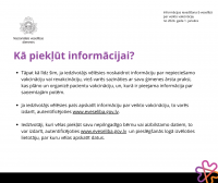 No 2024. gada 1. janvāra informāciju par veikto vakcināciju uzkrās E-veselībā