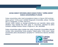 Aicinām sniegt ierosinājumus dabas parka “Cirīša ezers” dabas aizsardzības plānam