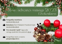 Fotokonkurss "Mans adventes vainags 2023"