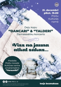 Ziemassvētku koncerts "Viss no jauna atkal sākas"