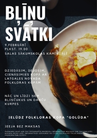 Folkloras kopa "Golūda" ielūdz uz "Bļīnu svātkim"