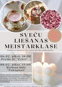 Sveču liešanas meistarklases