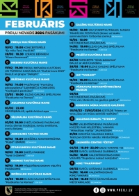 Pasākumi Preiļu novadā februārī