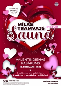 Valentīndienas pasākums "Mīlas tramvajs pietur Saunā"