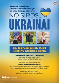 Koncerts “No sirds Ukrainai”