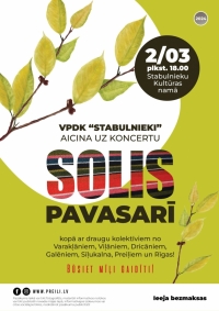 Koncerts "Solis pavasarī"