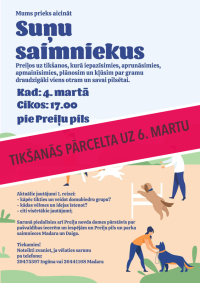Suņu saimnieku tikšanās Preiļos