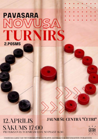 Novusa turnīrs Jauniešu centrā “Četri”