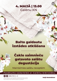 Balto galdautu izstādes atklāšana