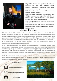 Gitas Palmas gleznu izstāde "Jūra, lauki un vilcieni"