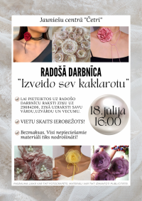 Radošā darbnīca "Izveido sev kaklarotu"