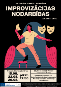 Improvizācijas nodarbības Jauniešu centrā "Četri"