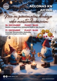 Ziemassvētku radošās darbnīcas Aglonas Kultūras namā