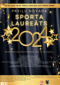 Aicinām pieteikt pretendentus Preiļu novada BJSS balvai “Preiļu novada sporta laureāts 2024”