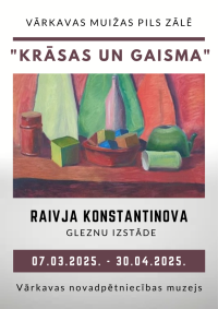 Raivja Konstantinova gleznu izstāde "Krāsas un gaisma"