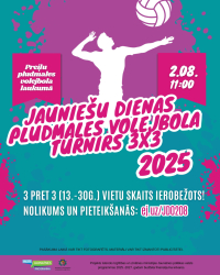 Jauniešu dienas pludmales volejbola turnīrs 2025