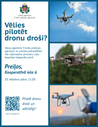 Informatīvs seminārs bezpilota lidaparātu jomā