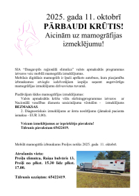 Mamogrāfs Preiļos