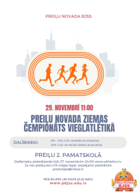 Preiļu novada Ziemas čempionāts vieglatlētikā