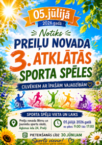 Preiļu novada 3. atklātās sporta spēles cilvēkiem ar īpašām vajadzībām