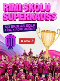 Uzsaukums Latgales skolām: Rīgas Zeļļi sadarbībā ar Rimi Latvia izsludina Rimi Skolu Superkausu 2026