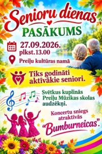 Senioru dienas pasākums
