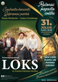 Rušonas pagasta svētki “Saulrieta koncerts Geļenovas parkā”