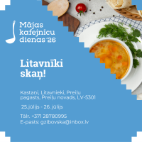  Mājas kafejnīcu dienas Preiļu novadā