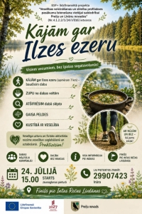 Pārgājiens "Kājām gar Ilzes ezeru"