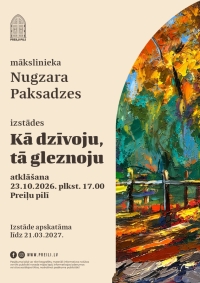 Mākslinieka Nugzara Paksadzes gleznu izstādes “Kā dzīvoju, tā gleznoju” atklāšana