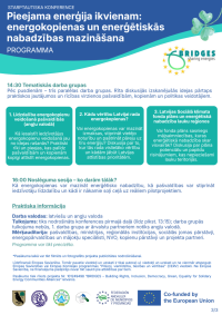Starptautiska konference "Pieejama enerģija ikvienam: energokopienas un enerģētiskās nabadzības mazināšana".