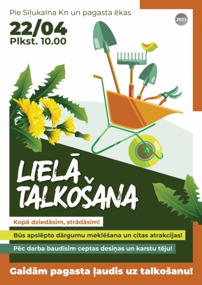 Lielā talkošana Sīļukalnā