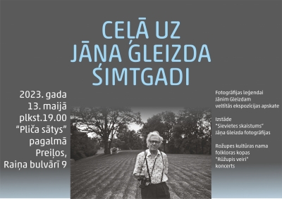 Pasākums “Ceļā uz Jāņa Gleizda simtgadi”