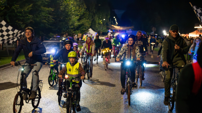 Velo reivs Preiļu pilsētas ielās