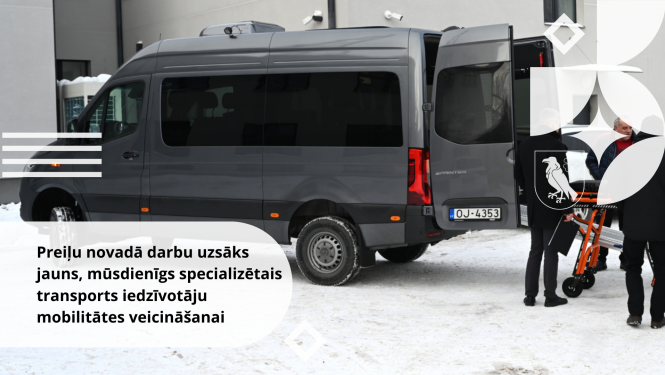 Preiļu novadā darbu uzsāks jauns, mūsdienīgs specializētais transports iedzīvotāju mobilitātes veicināšanai