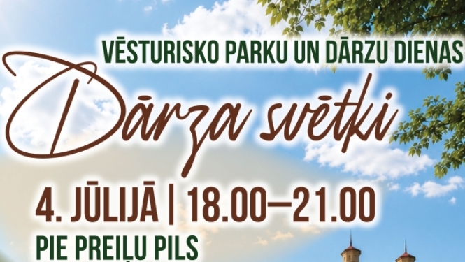 Dārza svētki pie Preiļu pils