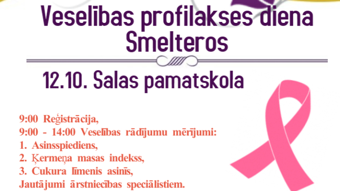 Veselības profilakses diena Smelteros