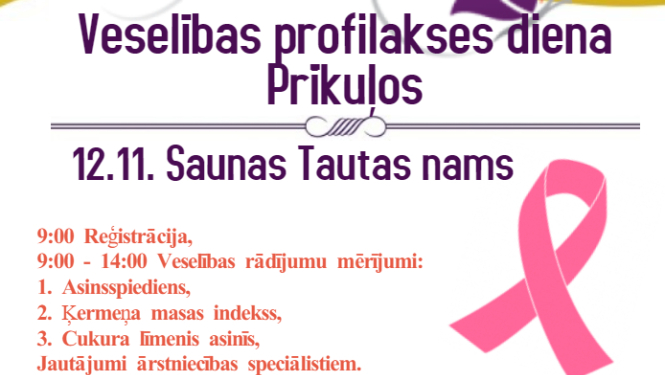 Veselības profilakses diena Prīkuļos