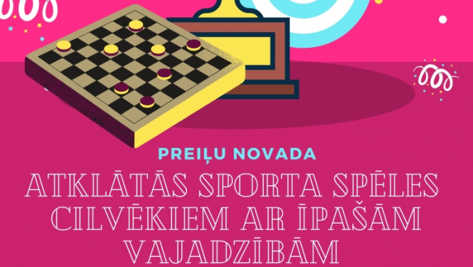 Preiļu novada atklātās sporta spēles cilvēkiem ar īpašām vajadzībām